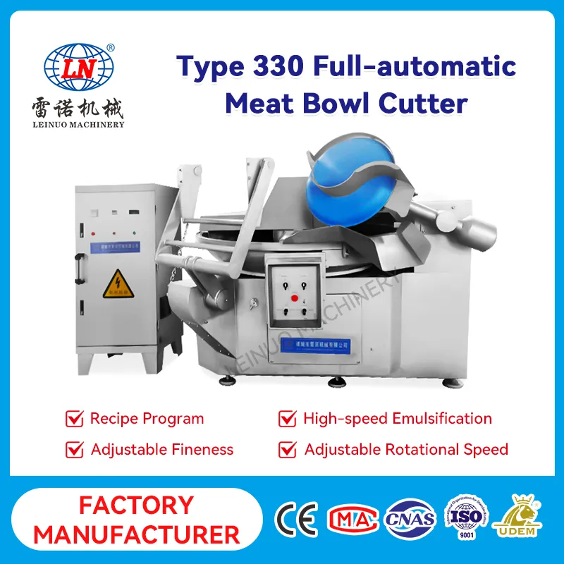 ZB-330 cutting and mixing machine will cut meat and auxiliary materials into meat or meat mud used as baby food mud sauce - Bowl Cutter - foodmachtech